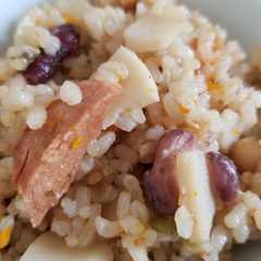 発芽玄米のたけのこご飯-レシピのメイン写真