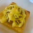 納豆チーズパン風