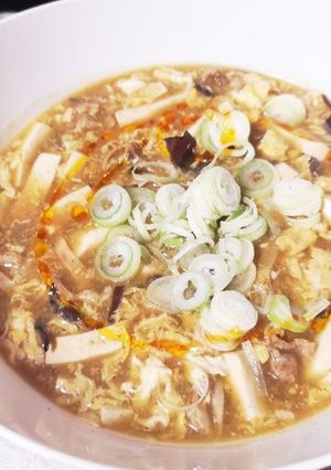 酸辣湯（四川料理のすごい人のやつ改）-レシピのメイン写真