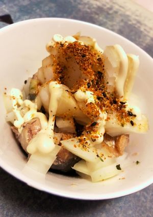 超簡単2分で！サバの水煮缶の玉ねぎサラダ-レシピのメイン写真