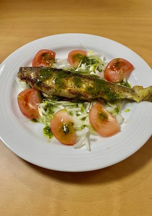 余った天ぷら粉で鮎のムニエル風-レシピのメイン写真