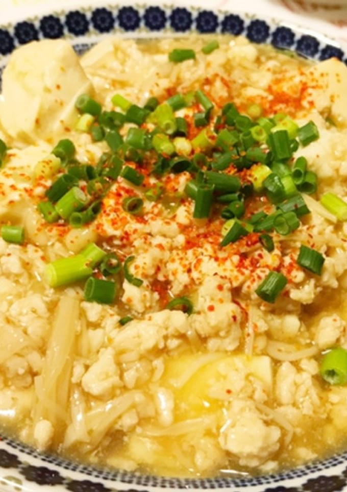 豆腐とえのきのそぼろ煮-レシピのメイン写真