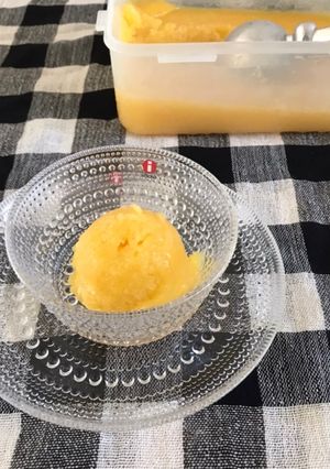 簡単オレンジシャーベット-レシピのメイン写真