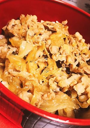簡単旨味牛丼-レシピのメイン写真