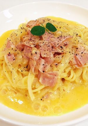 粉チーズが止まらない〜カルボナーラ〜-レシピのメイン写真