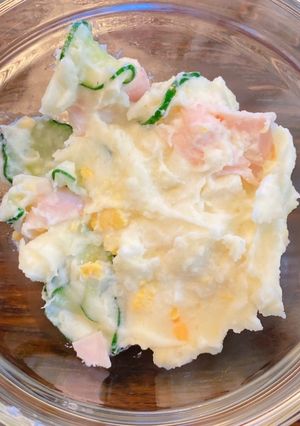 (人参なし)りんごの美味しいポテトサラダ-レシピのメイン写真