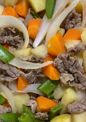 簡単！作りおき肉じゃが　冷凍おかず-レシピのメイン写真