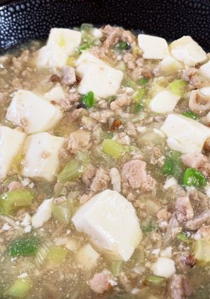 絶品！シビ旨！山椒と青唐辛子の塩麻婆豆腐-レシピのメイン写真