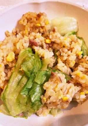 和風レタス炒飯-レシピのメイン写真