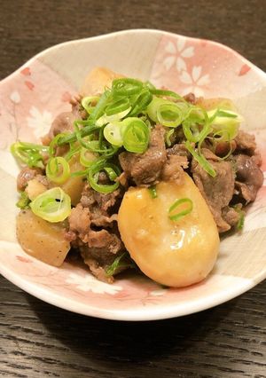 手間なし♪牛コマでどて焼き風-レシピのメイン写真