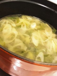 Staubで長ネギスープ-レシピのメイン写真