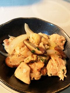 鶏と椎茸のガーリックバター炒め-レシピのメイン写真