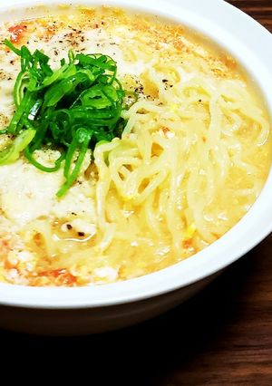 【簡単】かきたまトマトラーメン-レシピのメイン写真