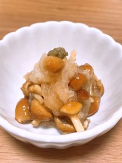 ♡なめこと大根おろしのゆずポン酢和え♡-レシピのメイン写真