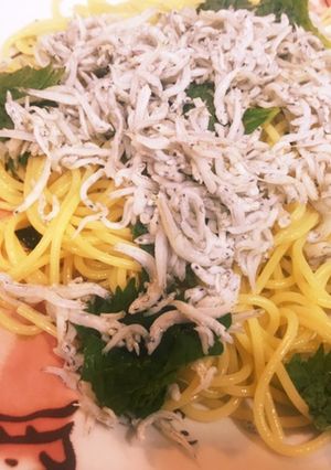 簡単青紫蘇シラスパスタ-レシピのメイン写真