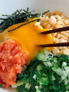 明太釜玉うどん-レシピのメイン写真