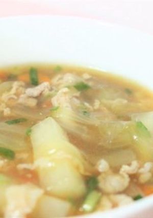 野菜たっぷりとろとろスープ＋アレンジ料理-レシピのメイン写真