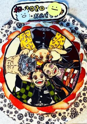 鬼滅の刃 デコチョコ キャラケーキ-レシピのメイン写真