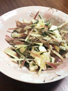 みょうがと大葉のクリチ和え-レシピのメイン写真