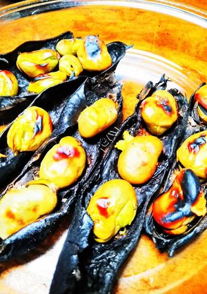 焼き そら豆 （魚焼きグリル編）-レシピのメイン写真