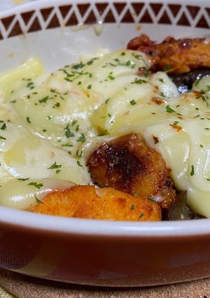 タッカルビ風ササミとナスのマヨチーズ焼き-レシピのメイン写真