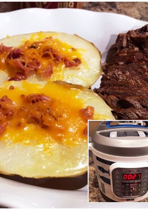 インスタントポットでBBQビーフ&ポテト-レシピのメイン写真
