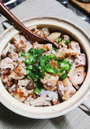焼き鳥とエリンギの炊き込みご飯(^^)-レシピのメイン写真