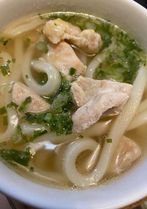 鶏皮うどん-レシピのメイン写真