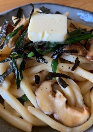 お酒のに合う　バター醤油焼うどん-レシピのメイン写真