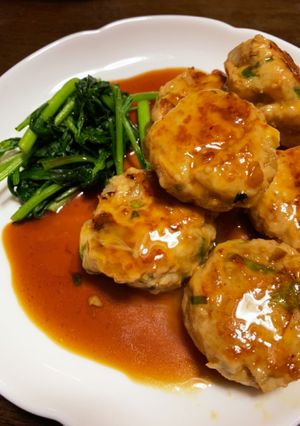 エリンギの食感が楽しいふわっとつくね-レシピのメイン写真