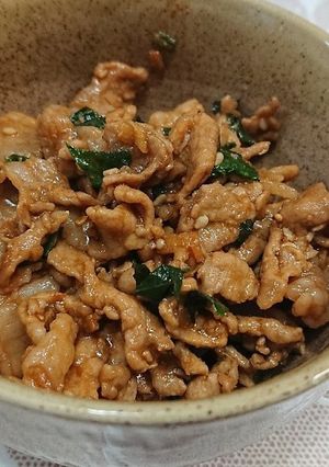 豚肉と大葉の肉味噌-レシピのメイン写真