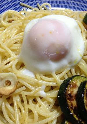 ズッキーニと卵のペペロンチーノ-レシピのメイン写真