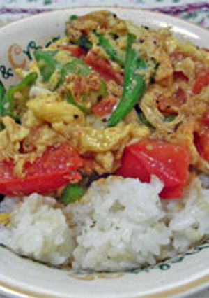 トマたま丼-レシピのメイン写真