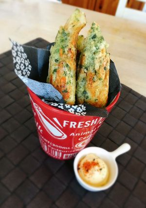 ちょっぴりリッチなちくわの磯辺揚げ-レシピのメイン写真