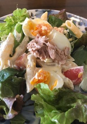 ペンネのサラダ(朝ごはん)-レシピのメイン写真
