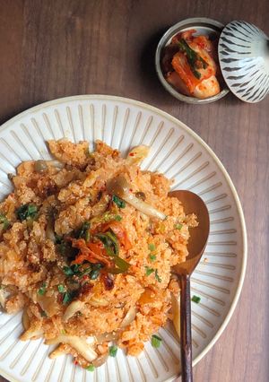 たらこキムチ炒飯-レシピのメイン写真