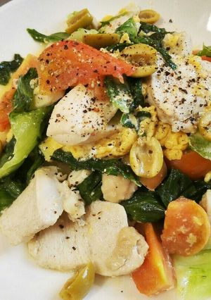 鶏むね肉de節約&簡単!温サラダ♪-レシピのメイン写真
