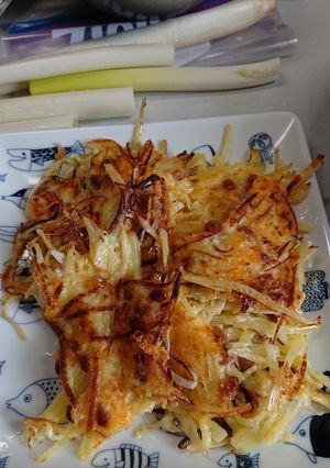じゃがいも、ネギ、納豆のチーズ焼き-レシピのメイン写真