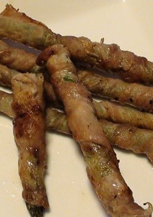 豚バラの　アスパラ巻き　焼肉味-レシピのメイン写真