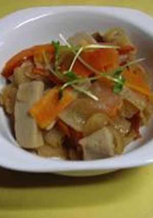 大根と人参と高野豆腐の煮物-レシピのメイン写真