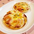 イングリッシュマフィンのピザトースト♡