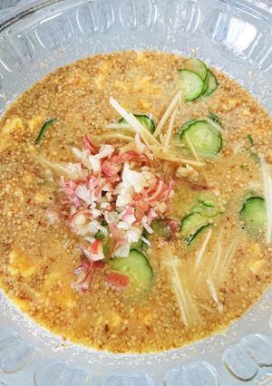 香味野菜のごまだれ汁♪うどん、そうめん-レシピのメイン写真