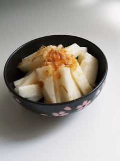 簡単!長芋と鰹節の酢の物-レシピのメイン写真