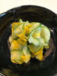 簡単!ズッキーニの浅漬-レシピのメイン写真