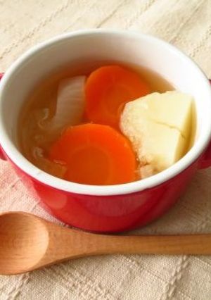 ≪取分け離乳食≫初期から使える野菜スープ-レシピのメイン写真