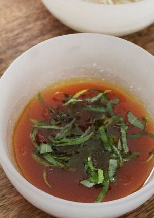 万能素麺だれ イタリアントマトだれ-レシピのメイン写真