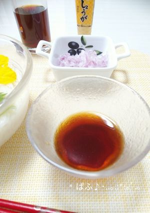 簡単で香り良し！！ 削り節で素麺つゆ♬-レシピのメイン写真