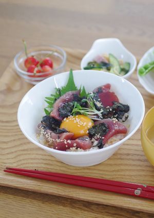 カツオと焼き海苔のづけ丼-レシピのメイン写真