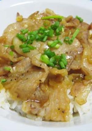 男子が大好きな味!塩だれ豚丼!-レシピのメイン写真
