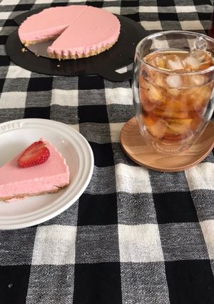 ひんやりいちごのムースタルト-レシピのメイン写真
